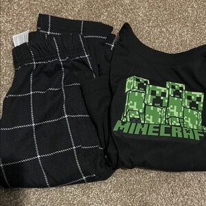 Minecraft Creeper Pajama Set
